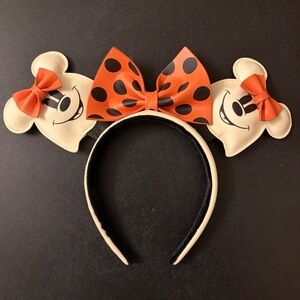 Glow in the Dark Ghost Minnie Mouse Ears